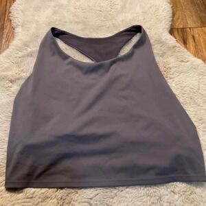 Mono B Size 2XL Active Tank Workout T Back Razorback Built In Bra Womens Comfort